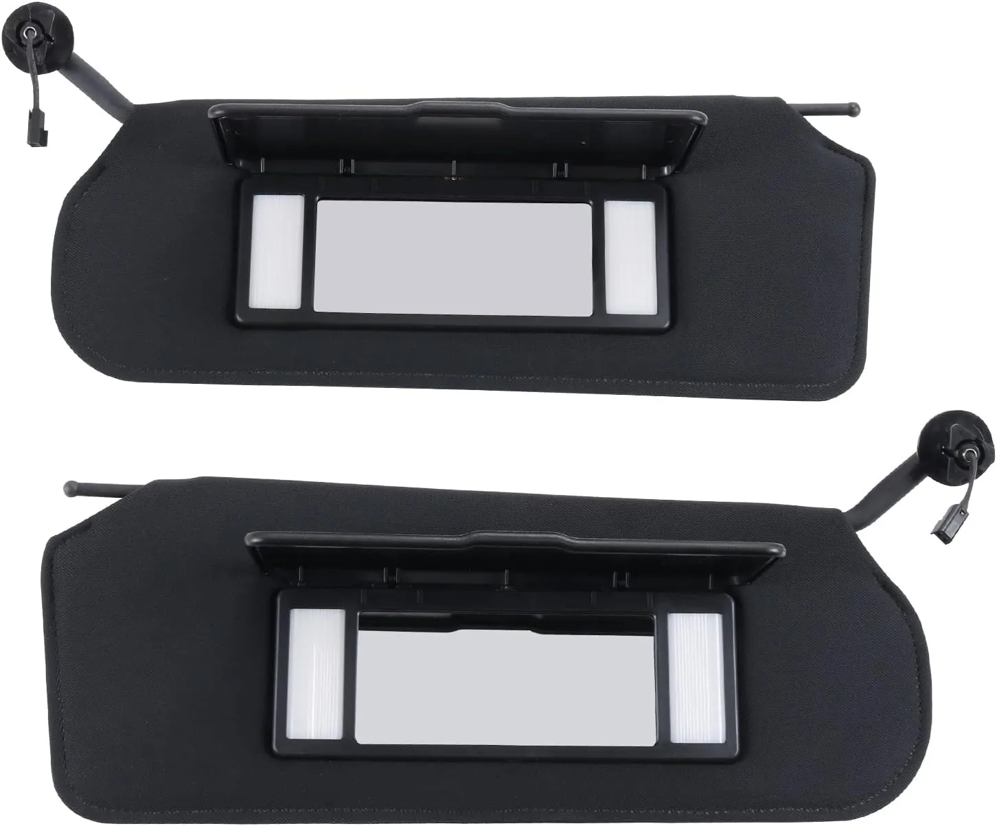Automotive Sun Visor with Updated Bright LED Lights Sunvisors Replacement for Corvette C5 Chevrolet 1997-2004 Replaces 10442033 10442034 Left Driver and Right Passenger Side