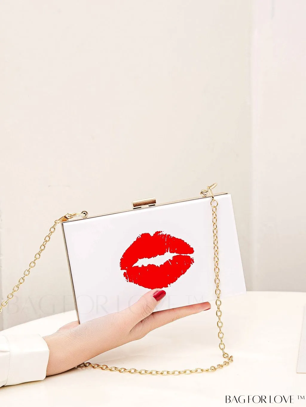 BagForLove - Compact Card Pattern Chain Box Bag