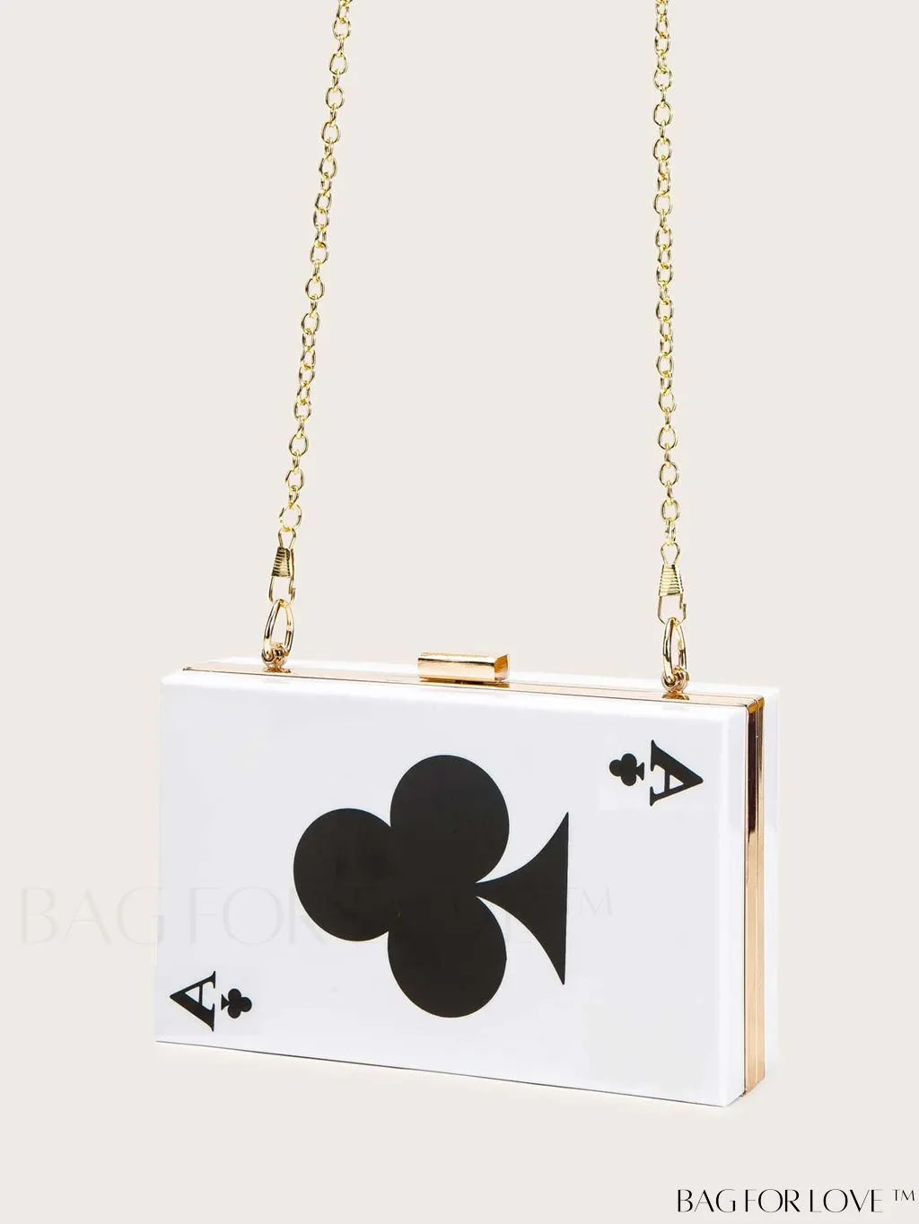 BagForLove - Compact Card Pattern Chain Box Bag