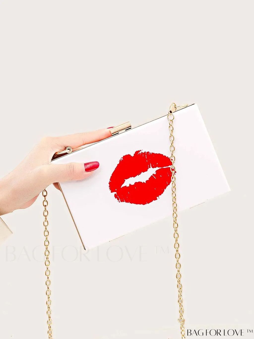 BagForLove - Compact Card Pattern Chain Box Bag