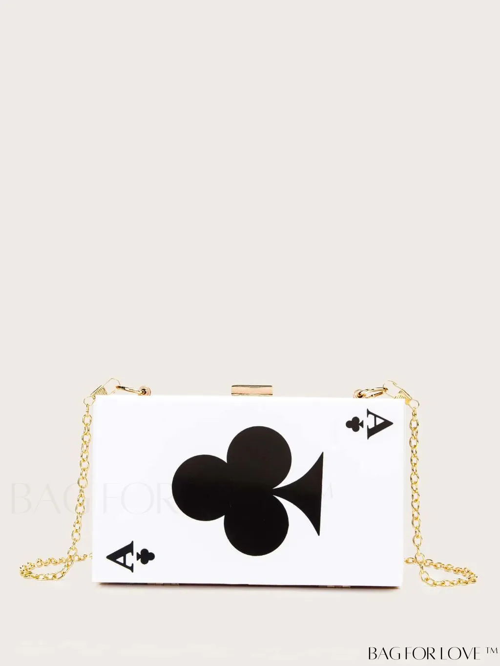 BagForLove - Compact Card Pattern Chain Box Bag