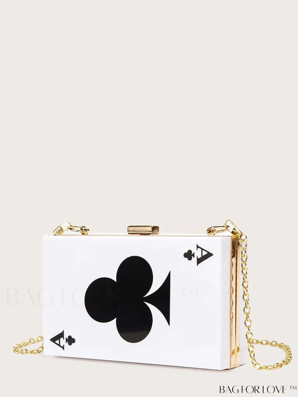 BagForLove - Compact Card Pattern Chain Box Bag