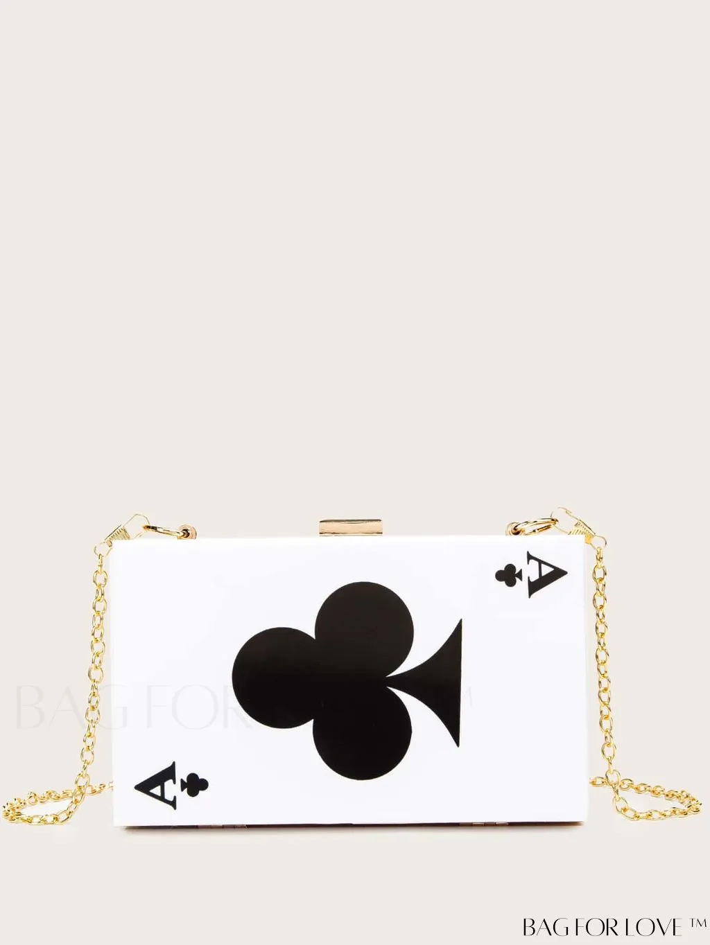 BagForLove - Compact Card Pattern Chain Box Bag