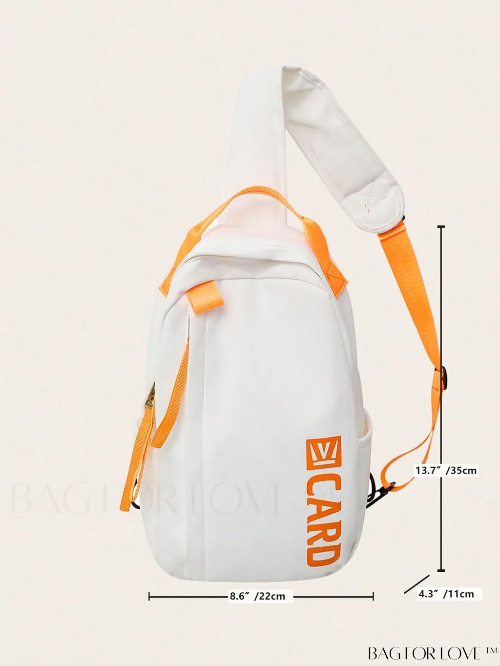 BagForLove - Compact Letter Print Sling Bag