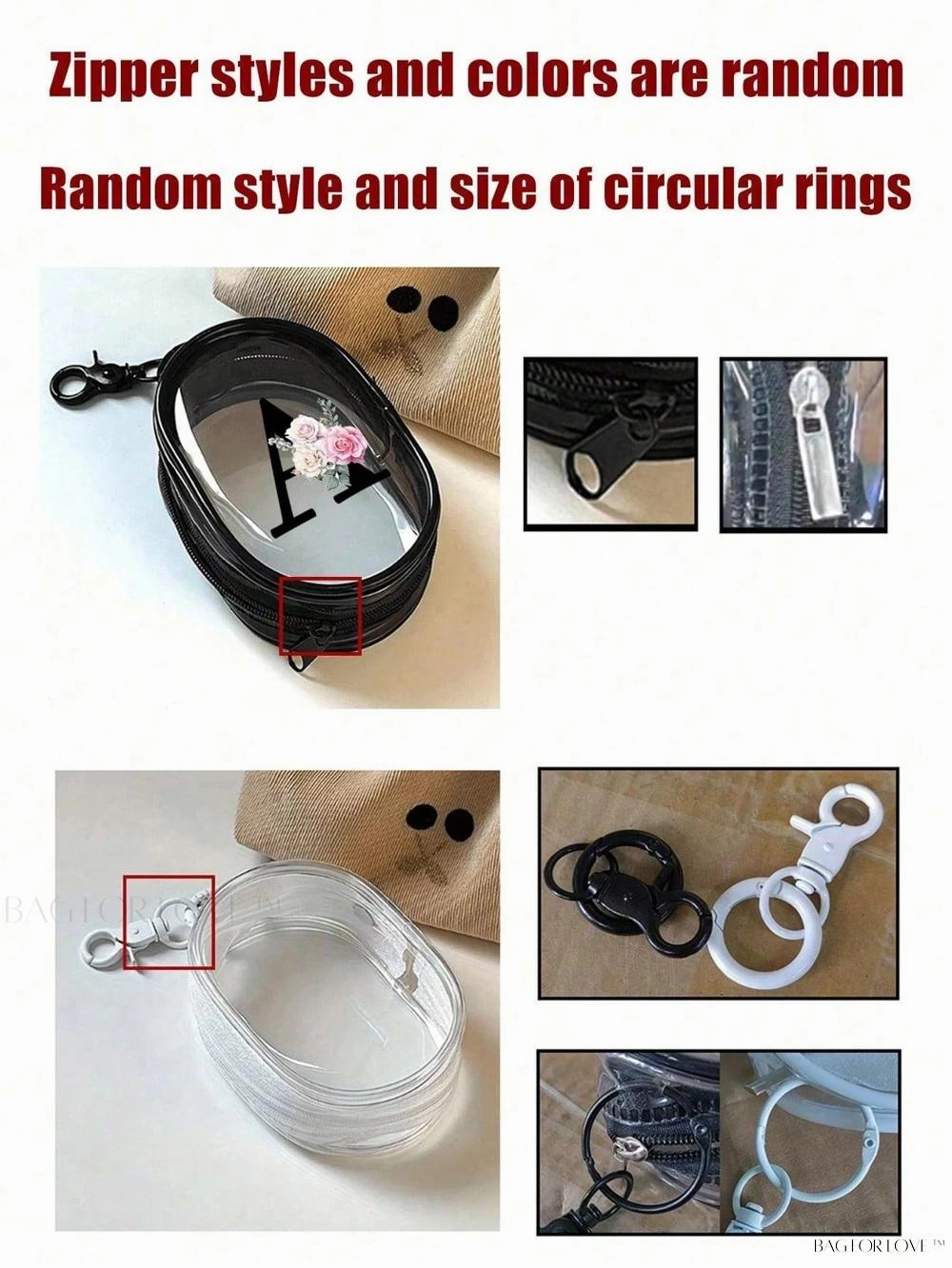 BagForLove - Compact Carry-On Case with Keychain Attachment