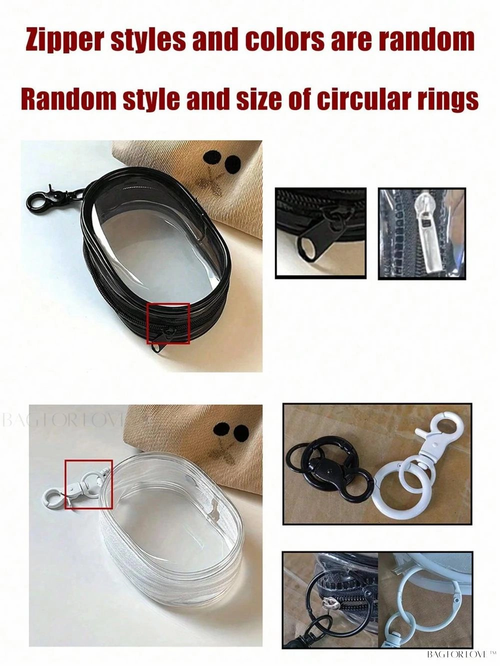 BagForLove - Compact Carry-On Case with Keychain Attachment