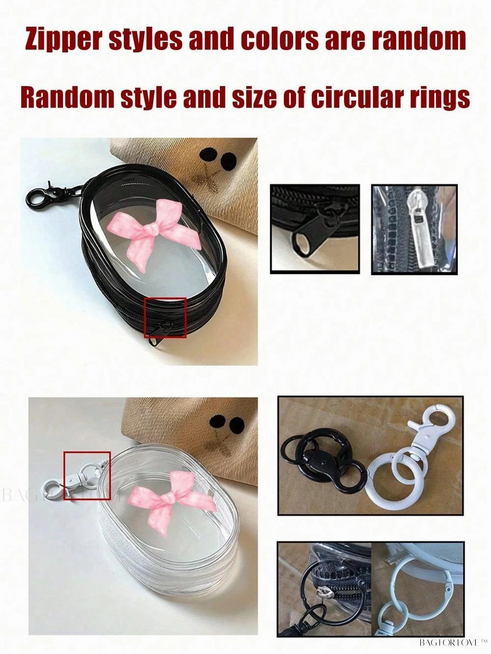 BagForLove - Compact Carry-On Case with Keychain Attachment