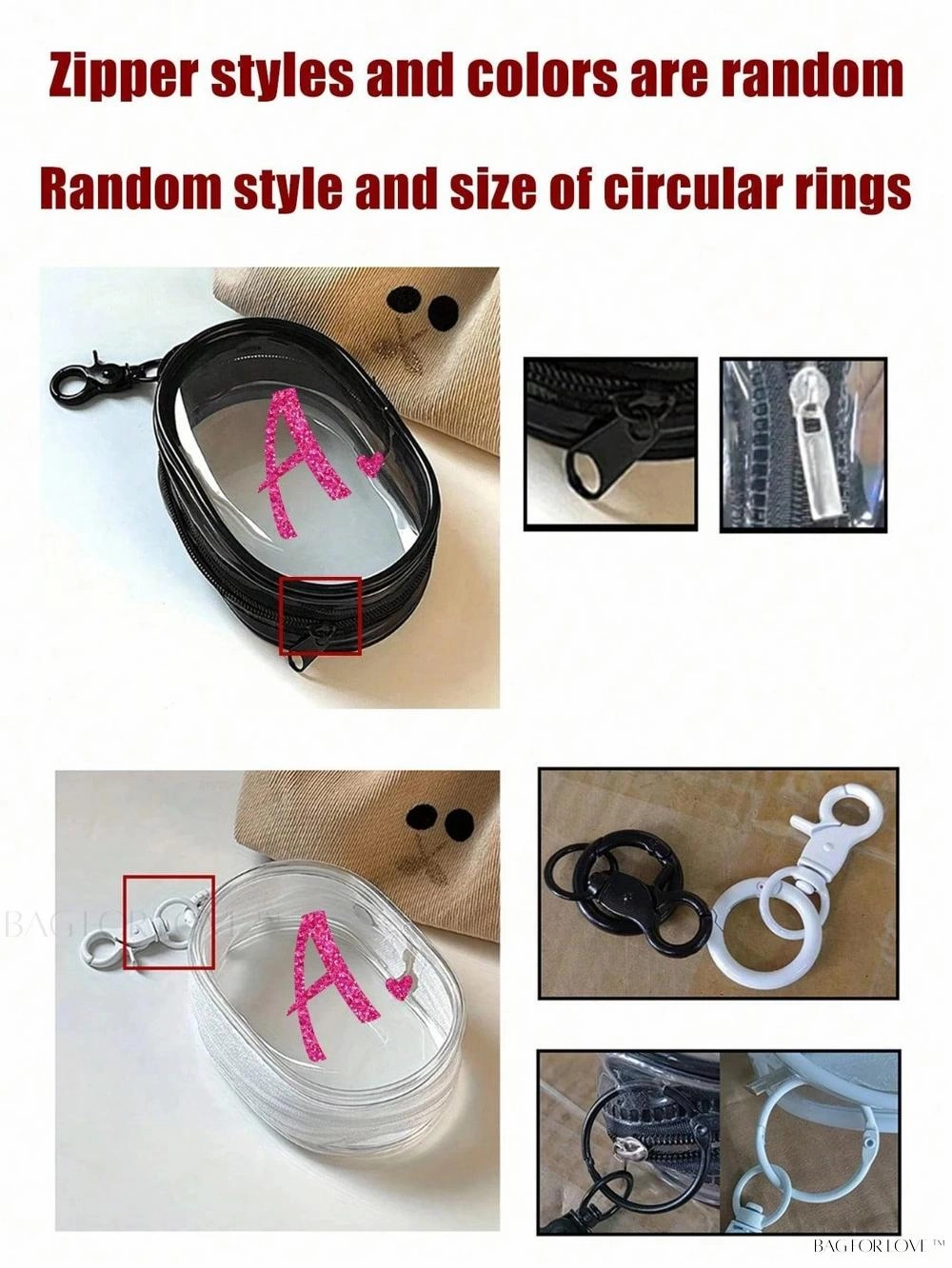 BagForLove - Compact Carry-On Case with Keychain Attachment