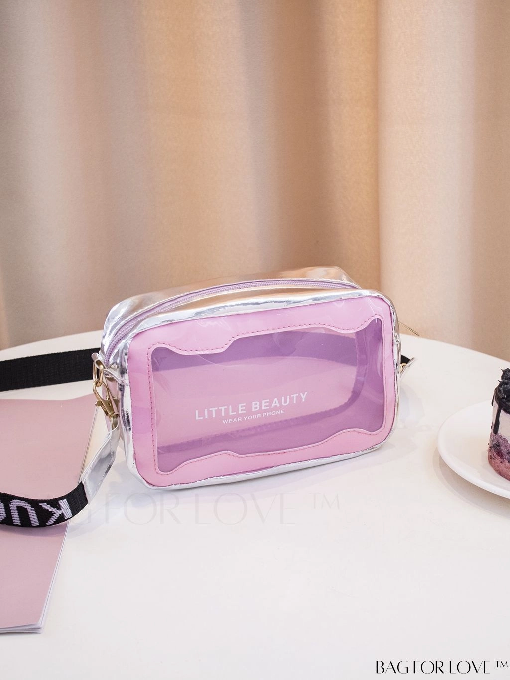 BagForLove - Compact Transparent Letter Crossbody Bag