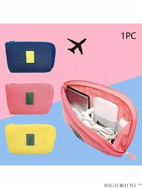 BagForLove - Portable Cable Charger Storage Bag: Efficient and Compact Power Bank Travel Organizer