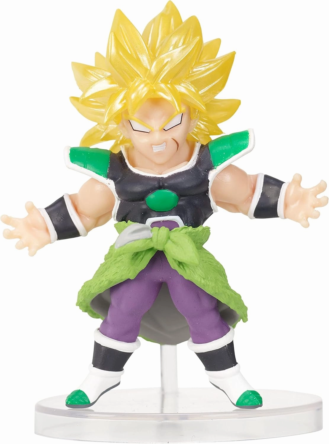 Bandai Namco - Dragon Ball Super - Super Saiyan Blue Goku, Super Saiyan Blue Vegeta, Super Saiyan Broly, and Piccolo, Dragon Ball Adverge 2" Figure (Box Set 3)