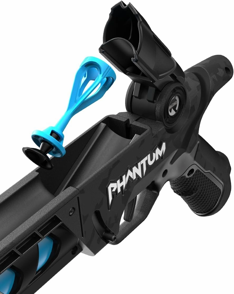 BARNETT Phantum Series Suction Crossbow, Pump Action Suction Dart Crossbow Flies Over 30 Feet, Safe Indoors & Out, Ages 8 ,