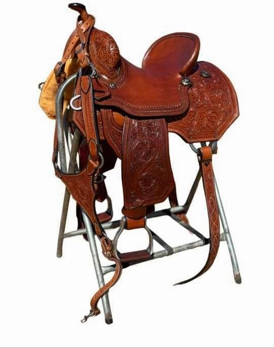 Barrel Racing Western Horse Saddle Wooden Tree Handmade Premium Leather Comfort Horse Trail Equestrian Tooled Carved Horse Riding Saddle Size: 10"-18 inches Seat Available, AF13