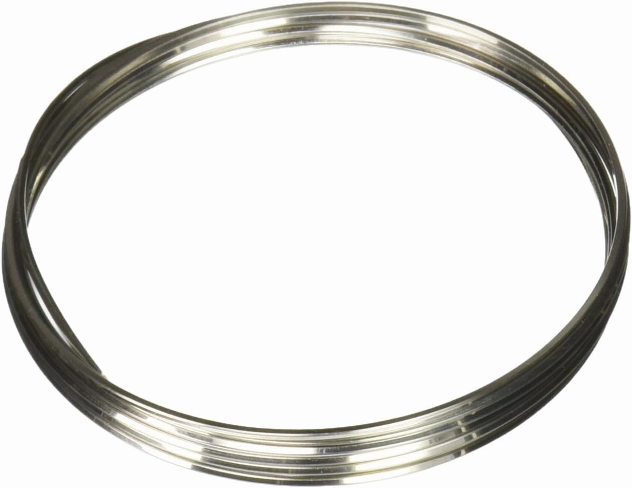 Beadalon 180S-218 18-Gauge Stainless Steel Square Bright Wire for Jewelry Making, 1.75m