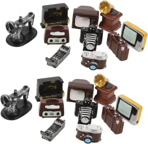 BESPORTBLE 1 Set Decorative Mini Home Appliances Vintage Furniture Model for Dollhouse Accessories DIY Photo Props Home Decor Stylish Miniature Models for Creative Scenes