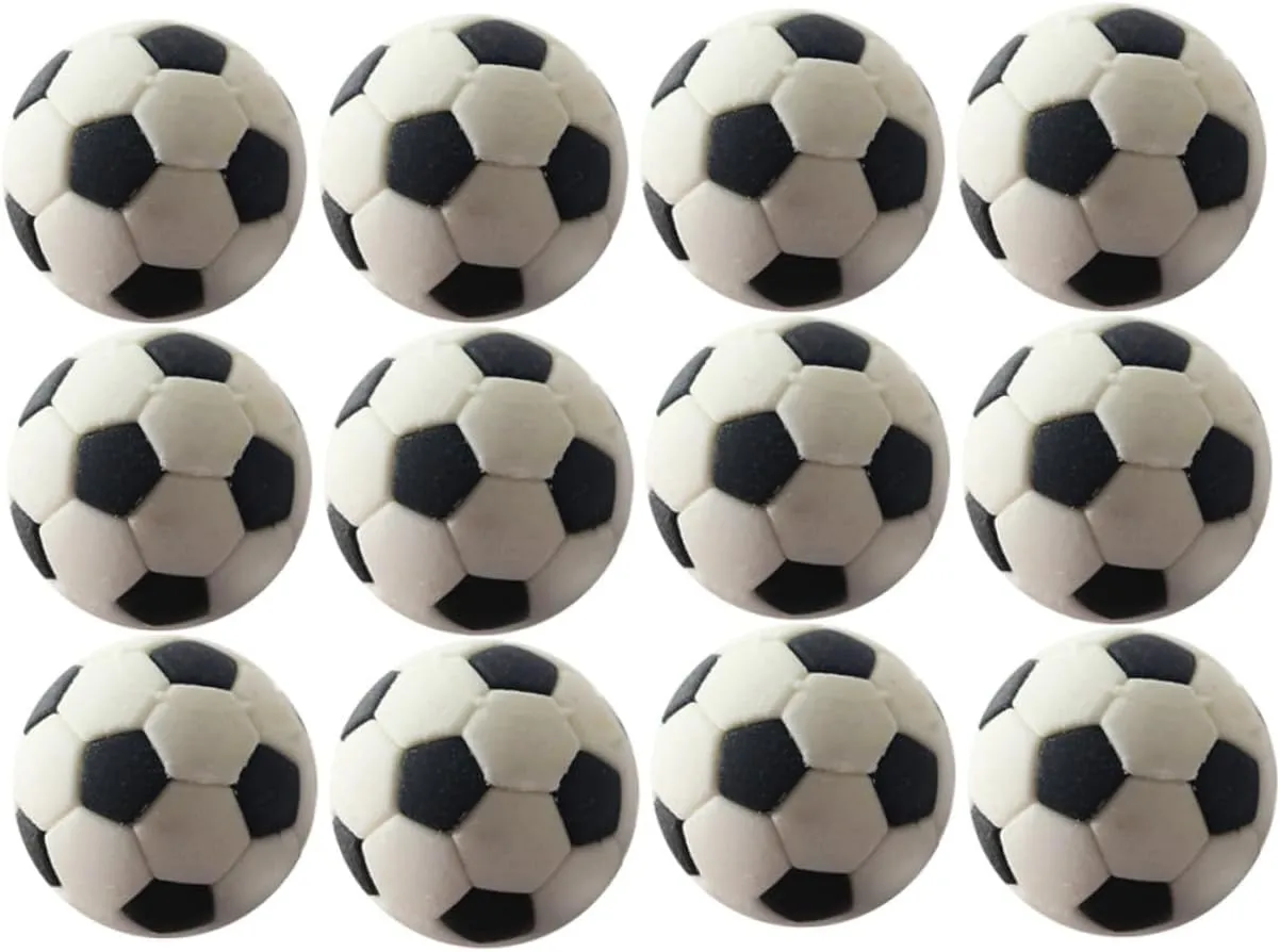BESPORTBLE 12pcs Mini Soccer Balls Miniature Soccer Set Mini House Decor Boys and Girls