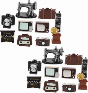 BESPORTBLE 1 Set Miniature Retro Home Appliances Decorative Mini House Supplies for DIY Tabletop Decoration Lifelike Furniture Models for Collectors