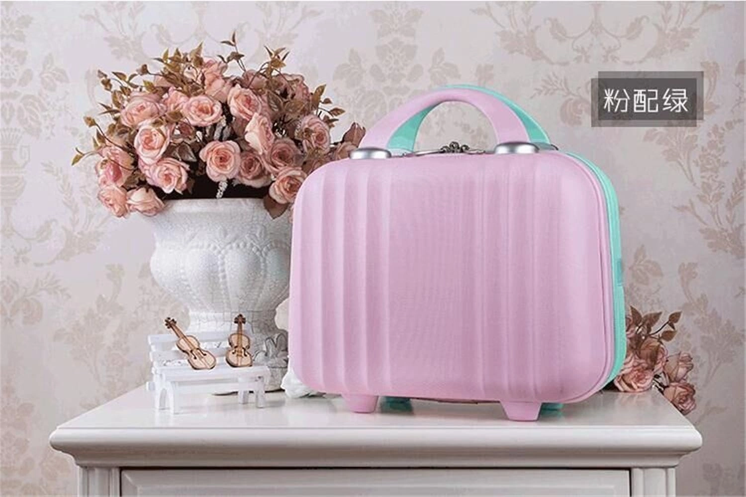 Bilateral Stripe Typ ABS Polychrome Mini Travel Luggage For Princess Girls Or Women lady