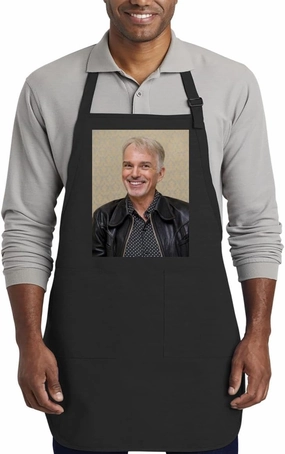 Billy Bob Thorton - Kitchen Cooking Cotton Apron SRS #G760090, Black