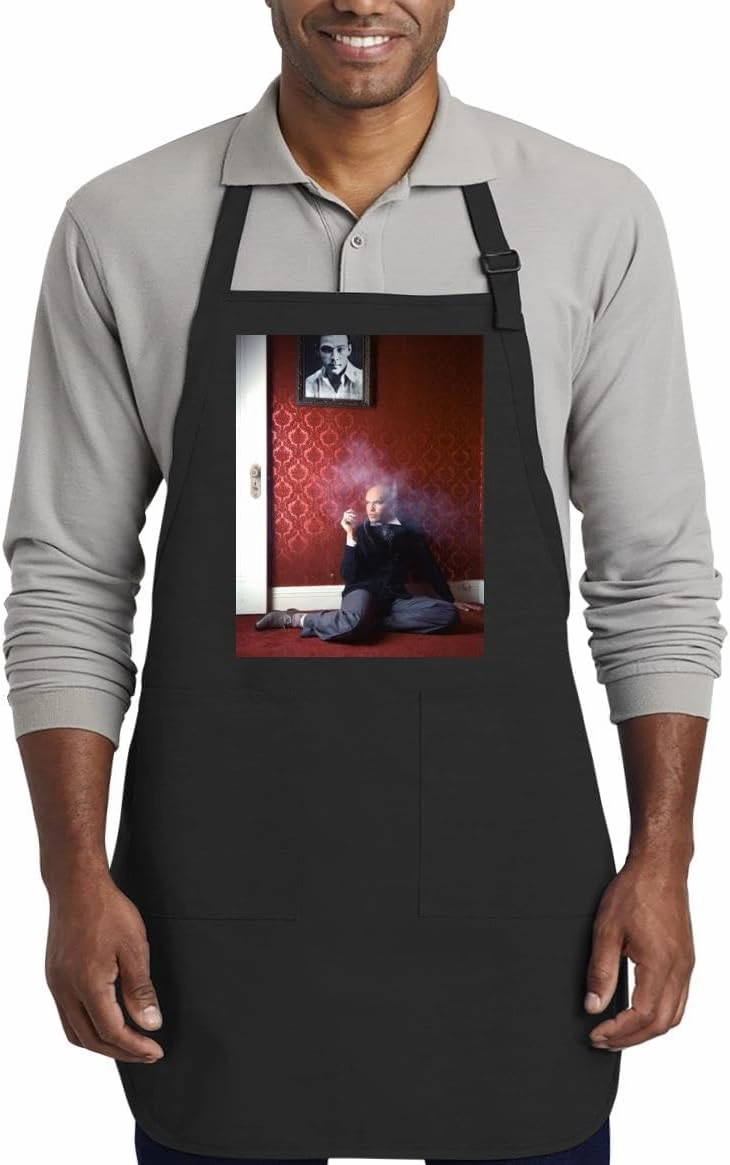 Billy Zane - Kitchen Cooking Cotton Apron SRS #G546267, Black