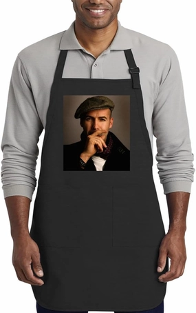 Billy Zane - Kitchen Cooking Cotton Apron SRS #G554327, Black