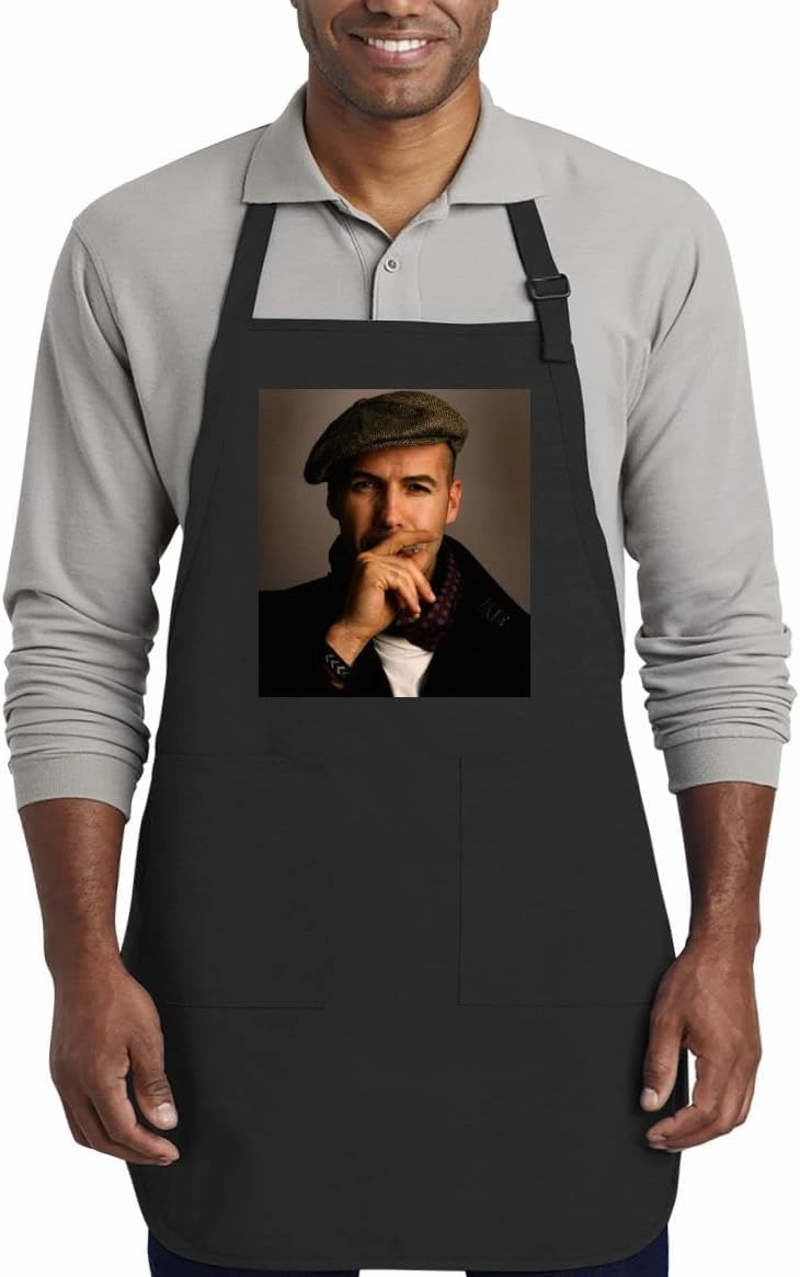 Billy Zane - Kitchen Cooking Cotton Apron SRS #G554327, Black