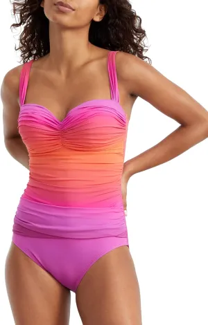 Bleu Rod Beattie Cool Breeze Shirred Underwire One-Piece