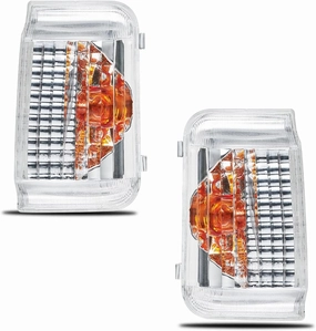 Blinker Turn Signal Light for Ram ProMaster 1500 2500 3500 2014 2015 2016 2017 2018 2019 2020 2021, Side Marker Mirror Indicator, Original Design, without Bulbs (A pair of clear lens
