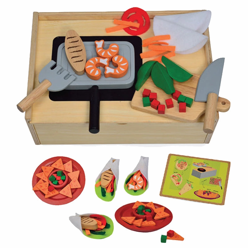 Blue Ribbon Wooden International Food Set - Mexican