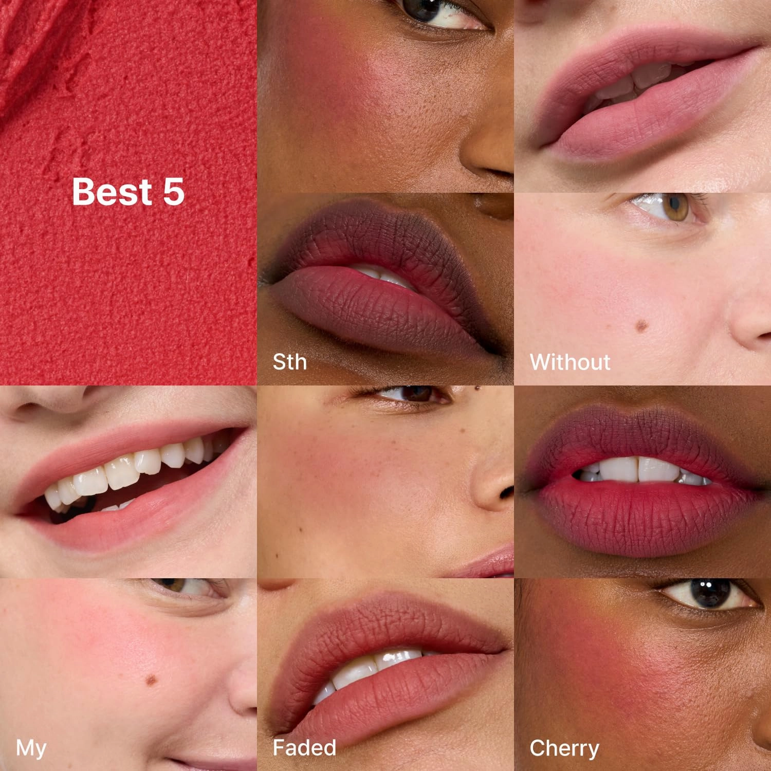 Blurry Pudding Pot   Keychain SET | Airbrushed Blush & Lip, Buildable Pigment, Long-lasting, Lightweight, Easy to Blend, Natural Soft Matte Finish Makeup – Sth (Dusty Pink) | 0.17 oz