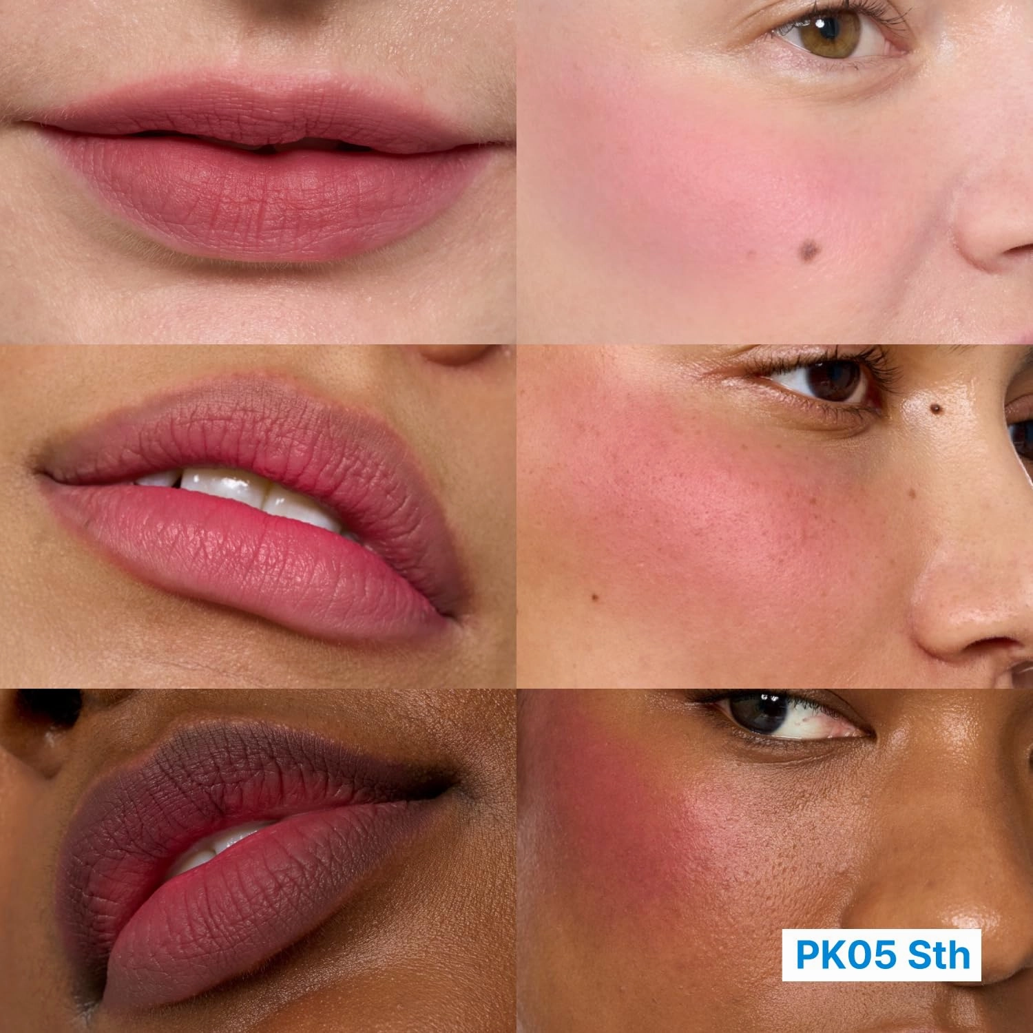 Blurry Pudding Pot   Keychain SET | Airbrushed Blush & Lip, Buildable Pigment, Long-lasting, Lightweight, Easy to Blend, Natural Soft Matte Finish Makeup – Sth (Dusty Pink) | 0.17 oz