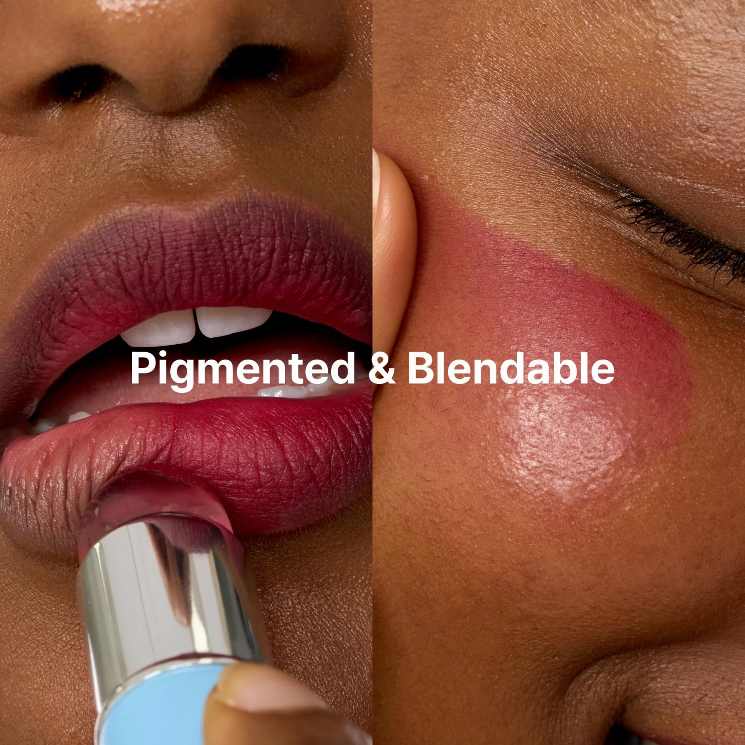 Blurry Pudding Pot   Keychain SET | Airbrushed Blush & Lip, Buildable Pigment, Long-lasting, Lightweight, Easy to Blend, Natural Soft Matte Finish Makeup – Sth (Dusty Pink) | 0.17 oz
