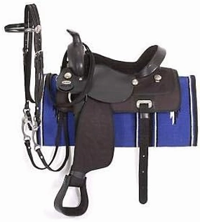 BNB International Classic Western Barrel Racing Handmade Synthetic Cordura Horse Saddle Lightweight Barrel Racing Saddle Trail Tack Equestrian Horse Saddle Tack Size 10" to 18" inches Seat SB81
