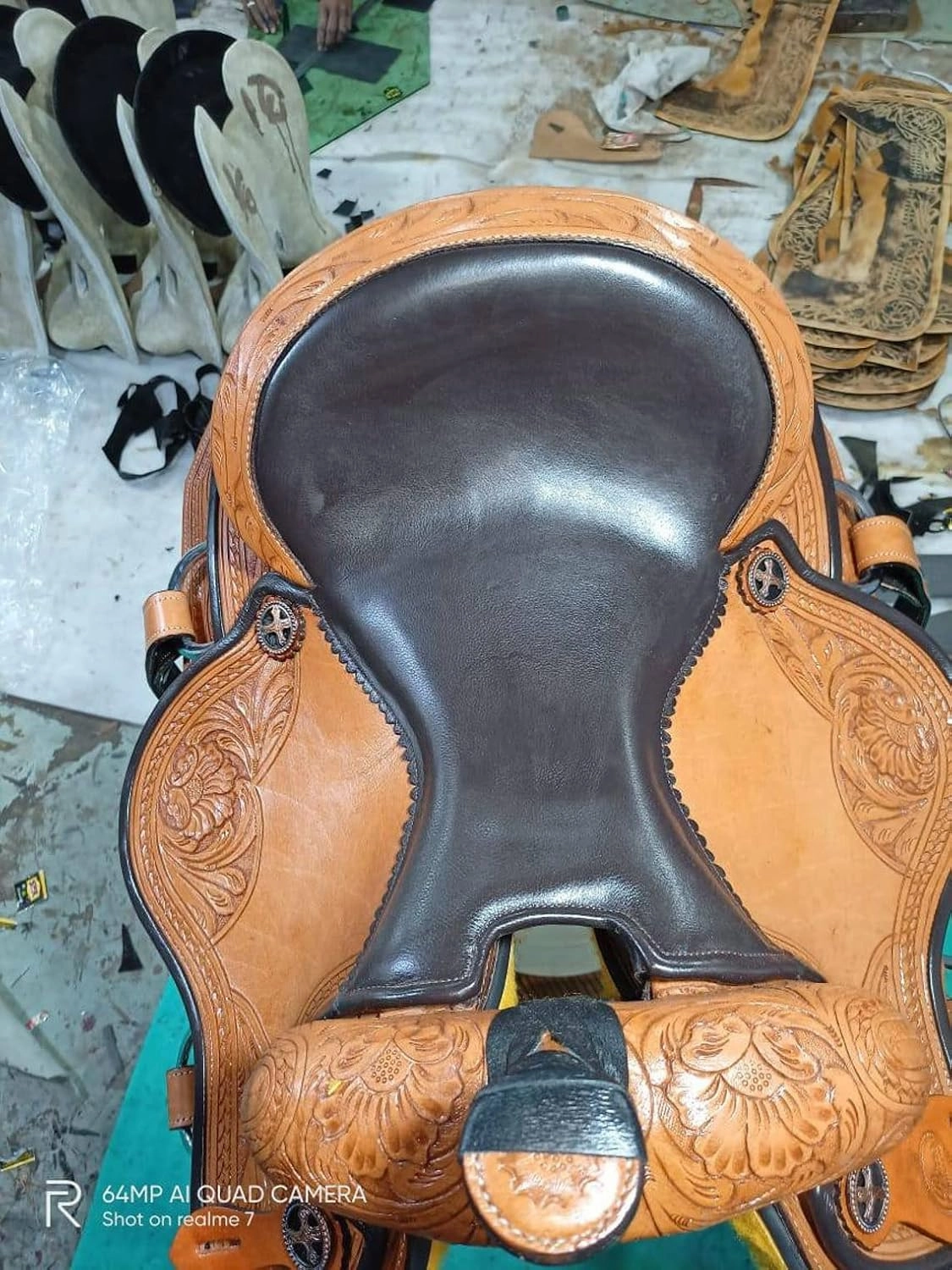 BNB International Western Barrel Racing Horse Saddles Trail Equestrian Pony & Adult Classic Quality Premium Leather for Horse Riding Size:10-18 inches Seat Available BRL226