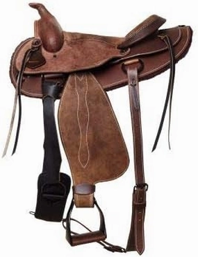 BNB International Western Barrel Racing Horse Saddles Trail Equestrian Pony & Adult Classic Quality Premium Leather for Horse Riding Size:10-18 inches Seat Available BRL308