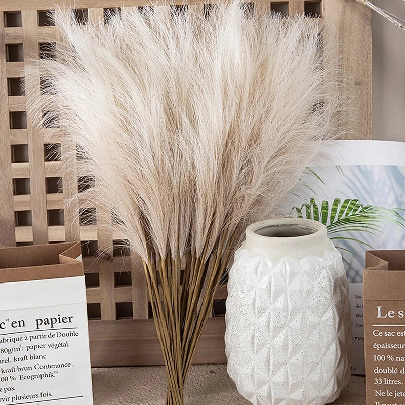 Boho Decor Fluffy Pampas Grass Fake Plant