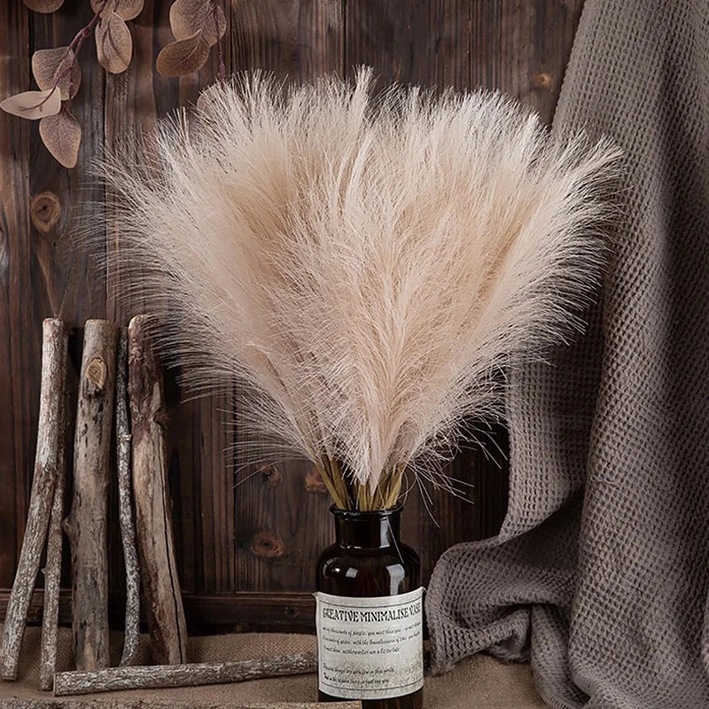 Boho Decor Fluffy Pampas Grass Fake Plant