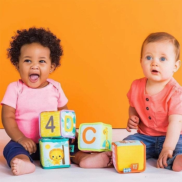 Bright Starts Soft Blocks Grab & Stack Set