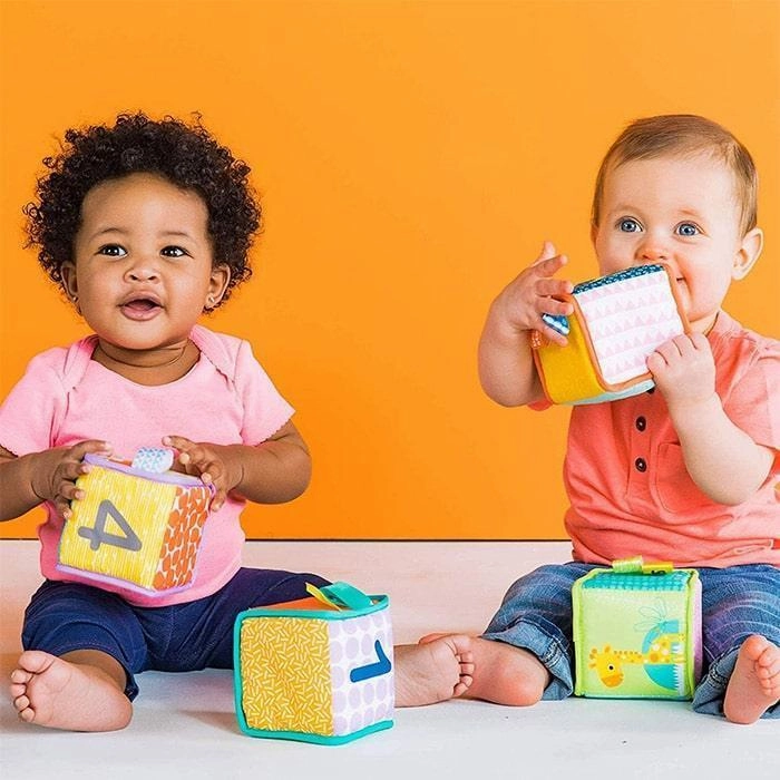 Bright Starts Soft Blocks Grab & Stack Set