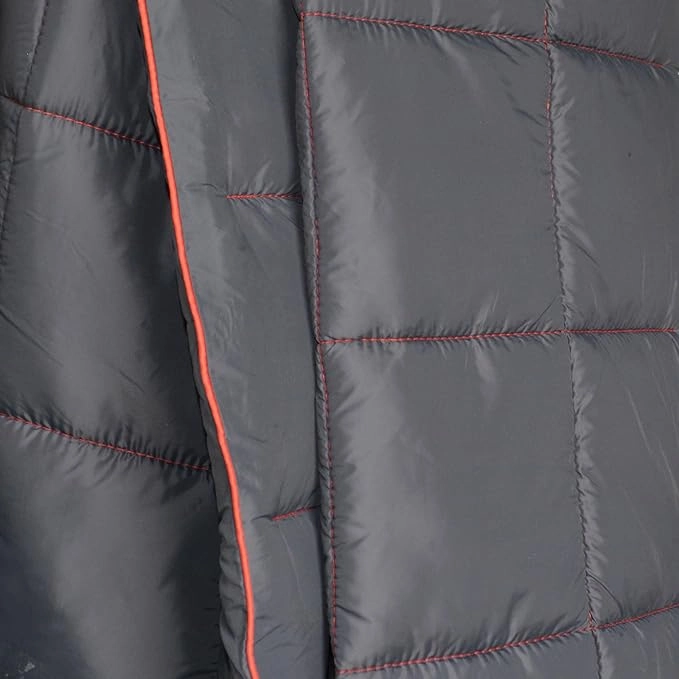 Camping Blanket, Puffy Waterproof Travel Blanket, Warm Cozy Picnic Blanket, for Outdoors, Travel, and Mountain.(Dark Grey, 78" x 56")
