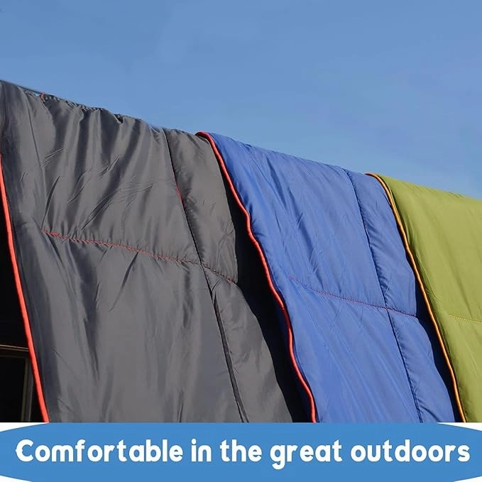 Camping Blanket, Puffy Waterproof Travel Blanket, Warm Cozy Picnic Blanket, for Outdoors, Travel, and Mountain.(Dark Grey, 78" x 56")
