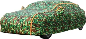 Car Cover Full Vehicle Coverage - Upgraded 5-Layer Reinforced Oxford All-Weather Protective Wrap，UV-Resistant, Waterproof, Heat Insulation, Snow/Frost Proof, Dust Proof, Thickened ，Up to 198 Inches