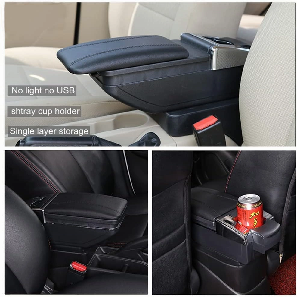 Car Center Console Armrest Storage Box Compatible with Nissan Kicks 2016 2017 2018 2019 2020 2021 2022 2023