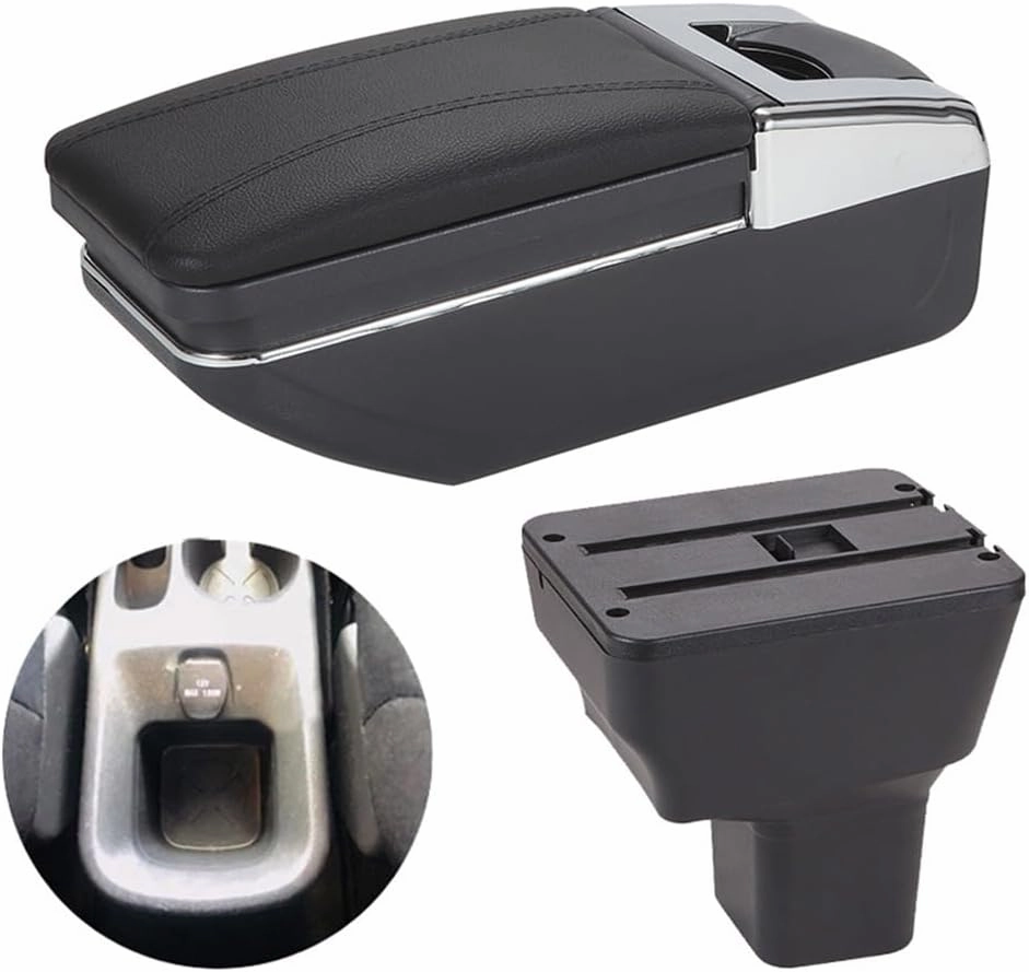 Car Center Console Armrest Storage Box Compatible with Nissan Kicks 2016 2017 2018 2019 2020 2021 2022 2023