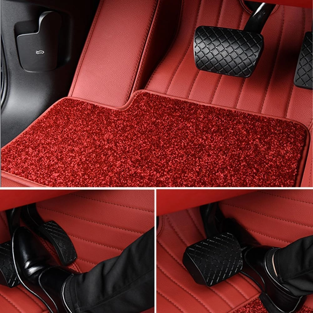 Car Floor Mats for Lamborghini Gallardo LP 570-4 Blancpain LP570-4 2011, All-Weather Protection Floor Liners Full Coverage Pads Carpets Floor Protection Underlay Accessories,B