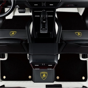 Car Floor Mats for Lamborghini Gallardo LP 570-4 Blancpain LP570-4 2011, All-Weather Protection Floor Liners Full Coverage Pads Carpets Floor Protection Underlay Accessories,B