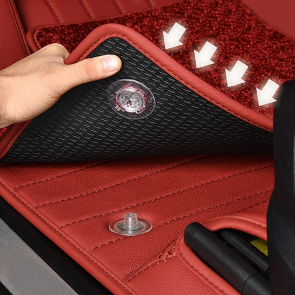 Car Floor Mats for Lamborghini Gallardo LP 570-4 Blancpain LP570-4 2011, All-Weather Protection Floor Liners Full Coverage Pads Carpets Floor Protection Underlay Accessories,B