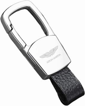 Car Key Fob Cover for Aston Martin DB11 V12 Coupe/V8 Coupe/DB-11 V8 Volante,Premium Car Logo Key Chain Soft Case Full Protection with Key Chain,Car Accessories,B