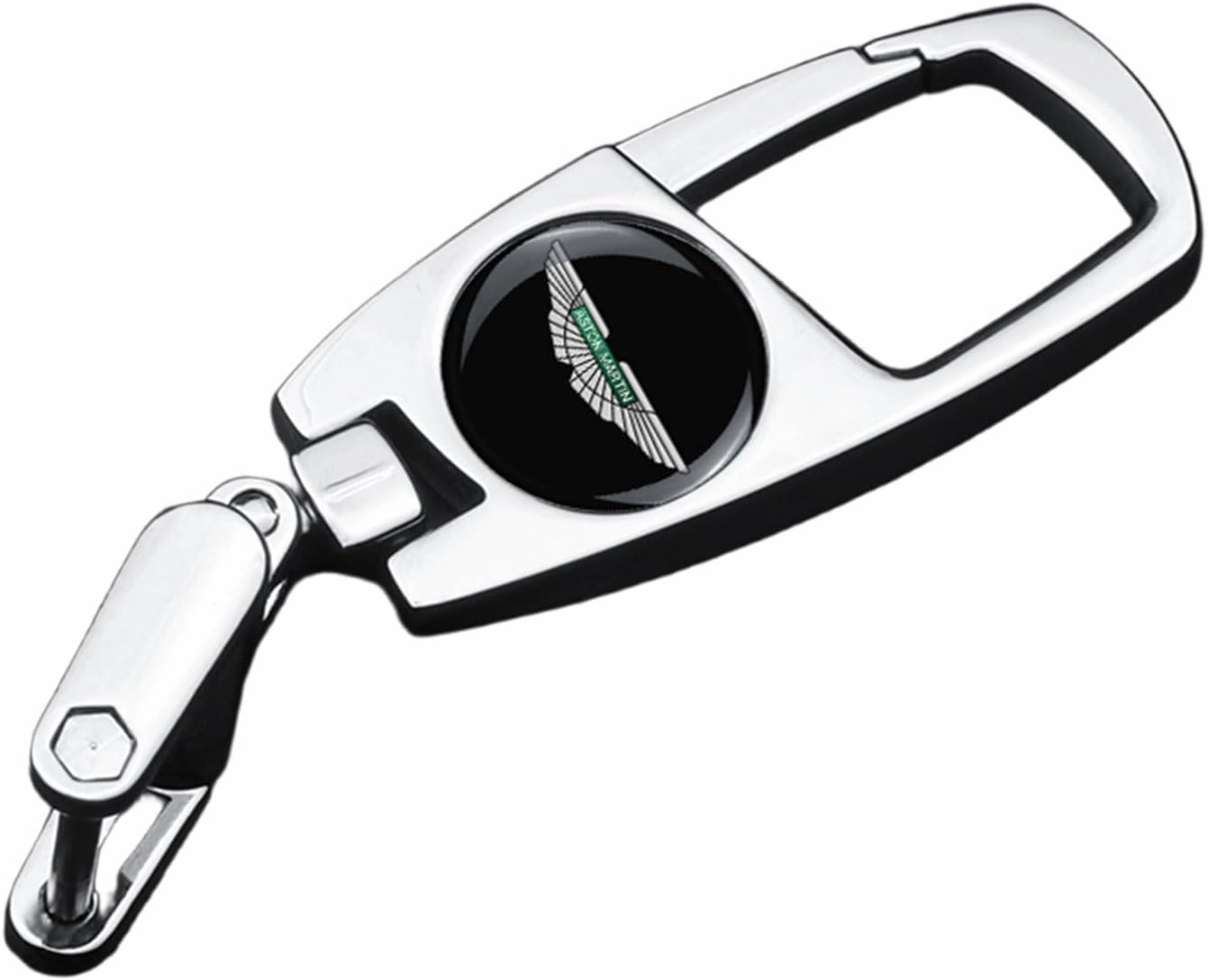 Car Key Fob Cover for Aston Martin DB7 DB9 Coupe/DB-9 Volante,Premium Car Logo Key Chain Soft Case Full Protection with Key Chain,Car Accessories,A