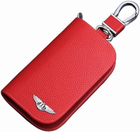 Car Key Fob Cover for Bentley Bentayga Continental Flying Spur Mulsanne,Key Protection Bag Car Keys Safety Protector Stylish Protection for Key Fobs Practical Accessories,D